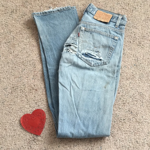 Levi's Other - LEVI’S Vintage 501 Button Down Blue Jeans Size 31 x 38 tag